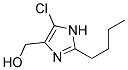 2-N-BUTYL-5-CHLORO-4-IMIDAZOLE METHANOL Struktur