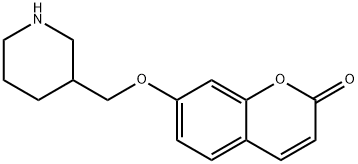 7-(3-PIPERIDINYLMETHOXY)-2H-CHROMEN-2-ONE Struktur