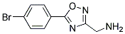 (5-(4-BROMOPHENYL)-1,2,4-OXADIAZOL-3-YL)METHANAMINE Struktur