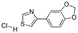 4-(1,3-BENZODIOXOL-5-YL)-1,3-THIAZOLE HYDROCHLORIDE Struktur