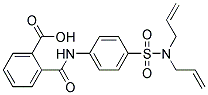 N-(4-DIALLYLSULFAMOYL-PHENYL)-PHTHALAMIC ACID Struktur