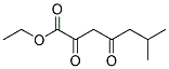 6-METHYL-2,4-DIOXO-HEPTANOIC ACID ETHYL ESTER Struktur