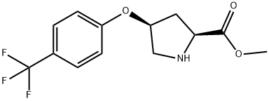 METHYL (2S,4S)-4-[4-(TRIFLUOROMETHYL)PHENOXY]-2-PYRROLIDINECARBOXYLATE price.