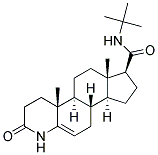 N-T-BUTYL-4-AZA-ANDROSTA-5-EN-3-ONE-17BETA-CARBOXAMIDE Struktur