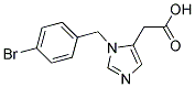 [3-(4-BROMO-BENZYL)-3H-IMIDAZOL-4-YL]-ACETIC ACID Struktur