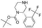 (S)-2-(2-TRIFLUOROMETHYL-PHENYL)-PIPERAZINE-1-CARBOXYLIC ACID TERT-BUTYL ESTER Struktur