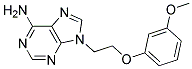 9-[2-(3-METHOXYPHENOXY)ETHYL]-9H-PURIN-6-AMINE Struktur