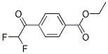 4-(2,2-DIFLUORO-ACETYL)-BENZOIC ACID ETHYL ESTER Struktur