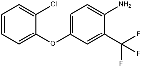 4-(2-CHLOROPHENOXY)-2-(TRIFLUOROMETHYL)ANILINE Struktur