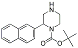 2-NAPHTHALEN-2-YL-PIPERAZINE-1-CARBOXYLIC ACID TERT-BUTYL ESTER Struktur