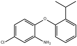 5-CHLORO-2-(2-ISOPROPYLPHENOXY)ANILINE Struktur