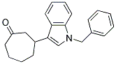 3-(1-BENZYL-1H-INDOL-3-YL)-CYCLOHEPTANONE Struktur