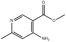 4-AMINO-6-METHYL-NICOTINIC ACID METHYL ESTER Struktur