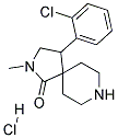 4-(2-CHLOROPHENYL)-2-METHYL-2,8-DIAZASPIRO[4.5]DECAN-1-ONE HYDROCHLORIDE Struktur