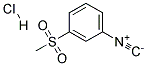 3-(METHYLSULPHONYL)PHENYLISOCYANIDE HYDROCHLORIDE Struktur