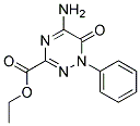 ETHYL 5-AMINO-6-OXO-1-PHENYL-1,6-DIHYDRO-1,2,4-TRIAZINE-3-CARBOXYLATE Struktur