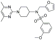 N-[1-(4,6-DIMETHYLPYRIMIDIN-2-YL)PIPERIDIN-4-YL]-N-(2-FURYLMETHYL)-3-METHOXYBENZENESULFONAMIDE