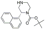 (R)-2-NAPHTHALEN-1-YL-PIPERAZINE-1-CARBOXYLIC ACID TERT-BUTYL ESTER Struktur