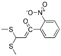 3,3-BIS-METHYLSULFANYL-1-(2-NITRO-PHENYL)-PROPENONE Struktur