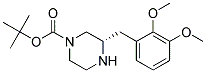 (S)-3-(2,3-DIMETHOXY-BENZYL)-PIPERAZINE-1-CARBOXYLIC ACID TERT-BUTYL ESTER Struktur