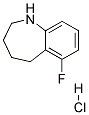 6-FLUORO-2,3,4,5-TETRAHYDRO-1H-BENZO[B]AZEPINE HYDROCHLORIDE Struktur