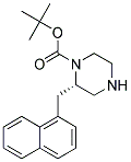 (S)-2-NAPHTHALEN-1-YLMETHYL-PIPERAZINE-1-CARBOXYLIC ACID TERT-BUTYL ESTER Struktur