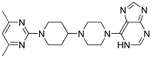 6-(4-[1-(4,6-DIMETHYLPYRIMIDIN-2-YL)PIPERIDIN-4-YL]PIPERAZIN-1-YL)-1H-PURINE