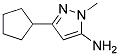 5-CYCLOPENTYL-2-METHYL-2H-PYRAZOL-3-YLAMINE Struktur