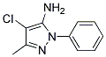 5-AMINO-4-CHLORO-3-METHYL-1-PHENYLPYRAZOLE Struktur