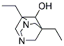 5,7-DIETHYL-1,3-DIAZATRICYCLO[3.3.1.1(3,7)]DECAN-6-OL Struktur