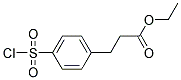 3-(4-CHLOROSULFONYL-PHENYL)-PROPIONIC ACID ETHYL ESTER Struktur