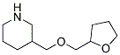 3-[(TETRAHYDRO-2-FURANYLMETHOXY)METHYL]PIPERIDINE Struktur