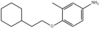 4-(2-CYCLOHEXYLETHOXY)-3-METHYLANILINE Struktur