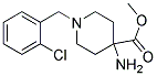 METHYL 4-AMINO-1-(2-CHLOROBENZYL)PIPERIDINE-4-CARBOXYLATE Struktur