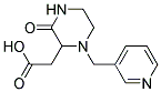 (3-OXO-1-PYRIDIN-3-YLMETHYL-PIPERAZIN-2-YL)-ACETIC ACID Struktur