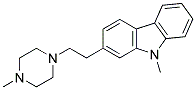 9-METHYL-2-[2-(4-METHYL-PIPERAZIN-1-YL)-ETHYL]-9H-CARBAZOLE Struktur