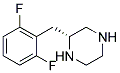 (R)-2-(2,6-DIFLUORO-BENZYL)-PIPERAZINE Struktur