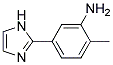 5-(1H-IMIDAZOL-2-YL)-2-METHYL-PHENYLAMINE Struktur