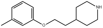 4-[2-(3-METHYLPHENOXY)ETHYL]PIPERIDINE Struktur