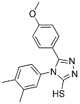 4-(3,4-DIMETHYLPHENYL)-5-(4-METHOXYPHENYL)-4H-1,2,4-TRIAZOLE-3-THIOL Struktur