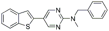 5-(1-BENZOTHIEN-2-YL)-N-BENZYL-N-METHYLPYRIMIDIN-2-AMINE Struktur