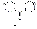 4-(PIPERAZIN-1-YLCARBONYL)MORPHOLINE HYDROCHLORIDE Struktur