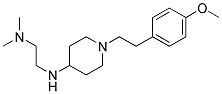 N'-(1-[2-(4-METHOXYPHENYL)ETHYL]PIPERIDIN-4-YL)-N,N-DIMETHYLETHANE-1,2-DIAMINE Struktur