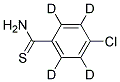 4-CHLOROTHIOBENZAMIDE-2,3,5,6-D4 Struktur