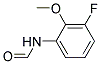 N-(3-FLUORO-2-METHOXYPHENYL)FORMAMIDE Struktur