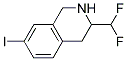 3-DIFLUOROMETHYL-7-IODO-1,2,3,4-TETRAHYDRO-ISOQUINOLINE Struktur