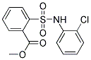 METHYL 2-[[(2-CHLOROPHENYL)AMINO]SULFONYL]BENZOATE Struktur