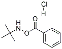 BENZOIC ACID N-HYDROXY-TERT-BUTYLAMINE ESTER HYDROCHLORIDE Struktur