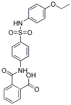 N-[4-(4-ETHOXY-PHENYLSULFAMOYL)-PHENYL]-PHTHALAMIC ACID Struktur