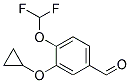 3-CYCLOPROPOXY-4-DIFLUOROMETHOXY-BENZALDEHYDE Struktur